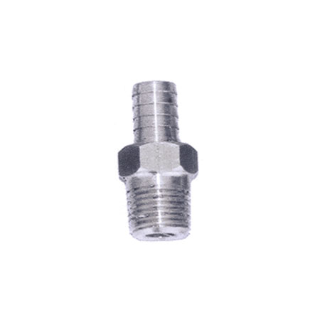 ADAPTER, 1/8" NPT x 1/4" PUSH ON (STEEL)